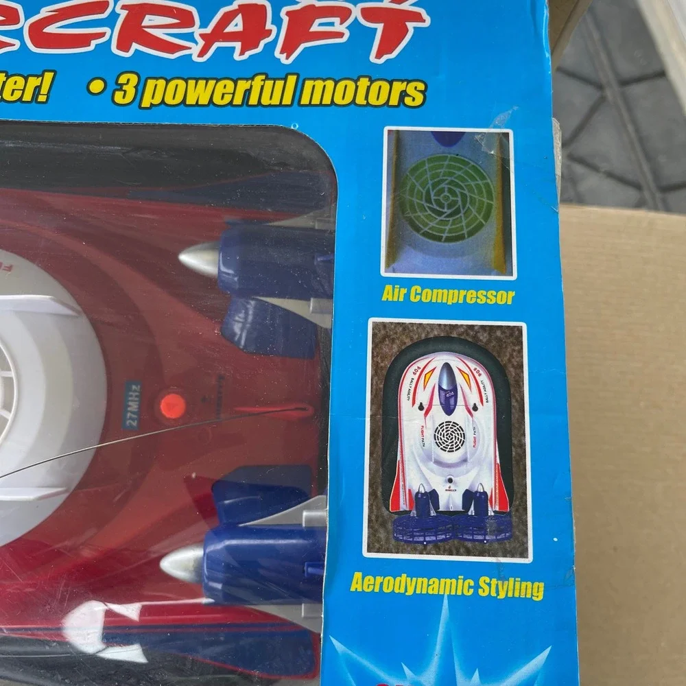 Newqida Straightway‎ Hovercraft R/C Kids Red White Amphibious 757-058 Land Water
